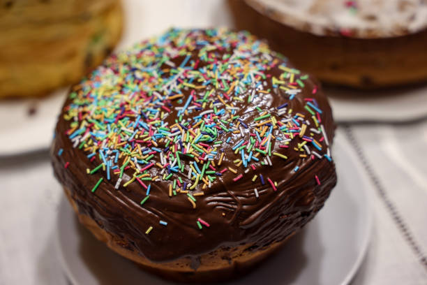 istock Traditional Ukrainian Easter Cake Kulich or Orthodox Christian Easter Bread. 1473984960