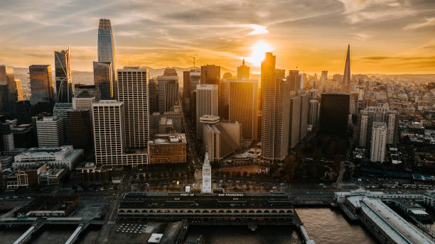 istock san francisco sunset drone 1473986560
