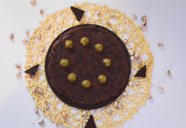 istock Homemade chocolate cake with protein 1473987092