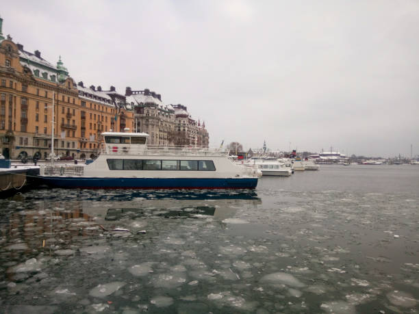 istock View of ships at harbor during winter 1473989546