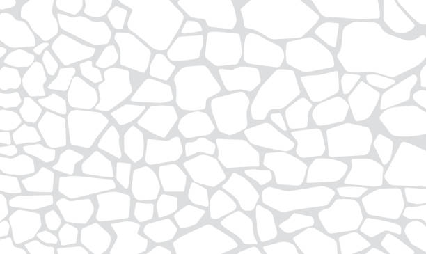 Rubble stone seamless pattern texture. Vector 10 eps. Stones seamless pattern, vector cobblestone stock illustrations