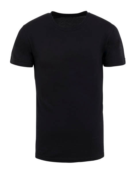 fabric t-shirt isolated on white background