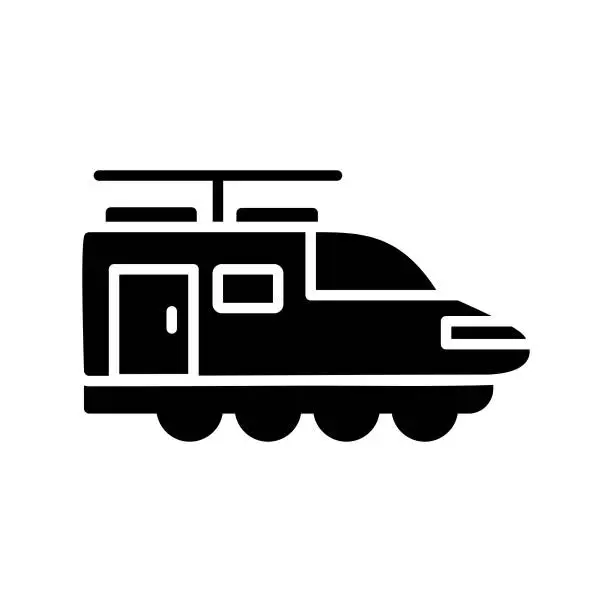 Vector illustration of Electric Train Icon