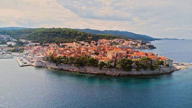 istock Croatia, Korcula Island. Drone photo. 1474013542