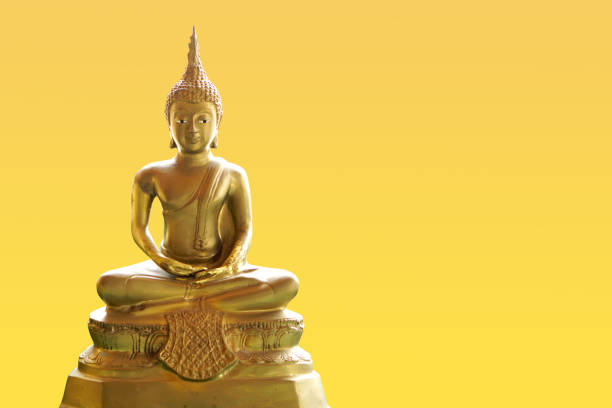 istock Makha Asanaha Visakha Bucha Day Golden Buddha image 1474018763