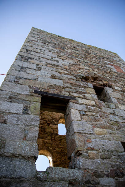 istock A closer look at some of the interesting architectural features at an abandoned tin mine. 1474023088