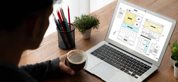 istock Website design software provide modish template for online retail business 1474030962