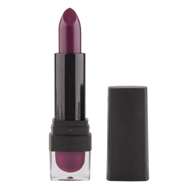 istock Open lipstick in a black case on a white background 1474035931