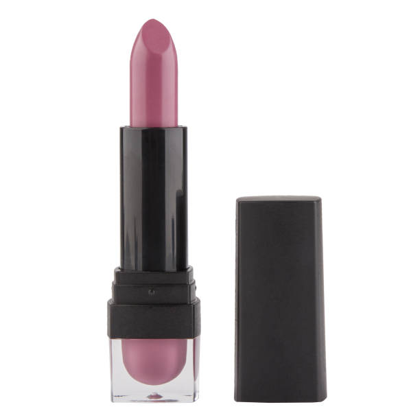 istock Open lipstick in a black case on a white background 1474041311