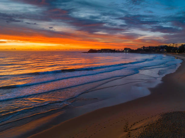 istock Sensational high cloud sunrise at the seaside 1474043579