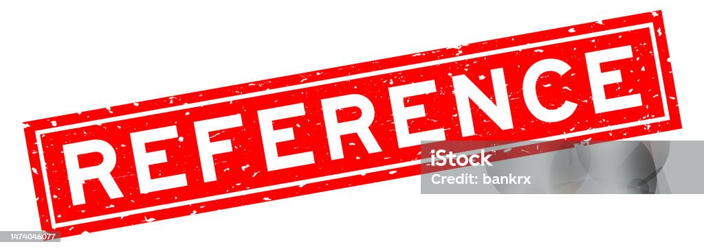 Reference Sample Red Grunge Red Reference Word Square Rubber Seal Stamp On White Background ...
