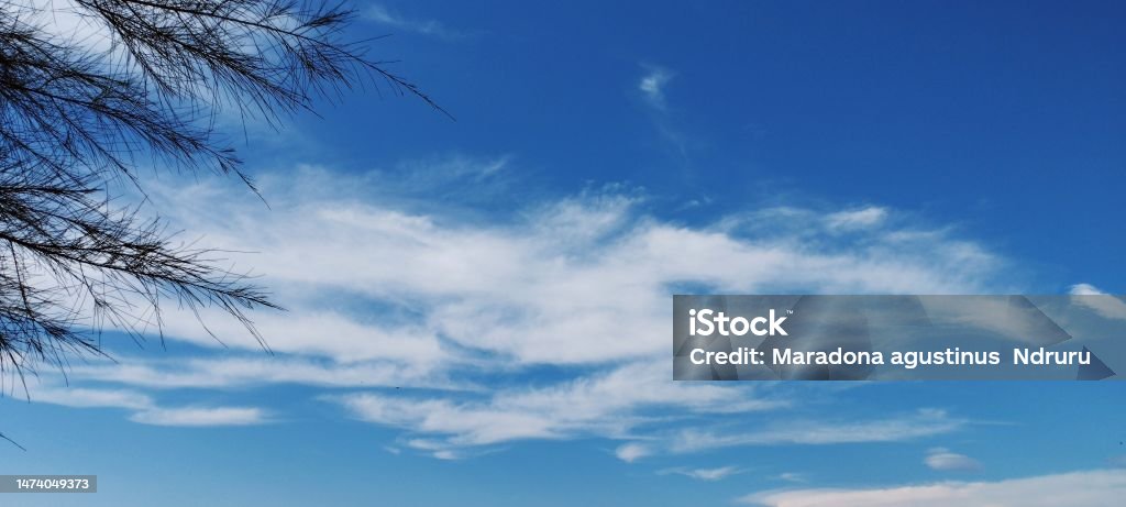 Blue sky Beautiful sky Beauty In Nature Stock Photo