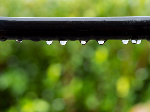 Water drop extreme close up macro