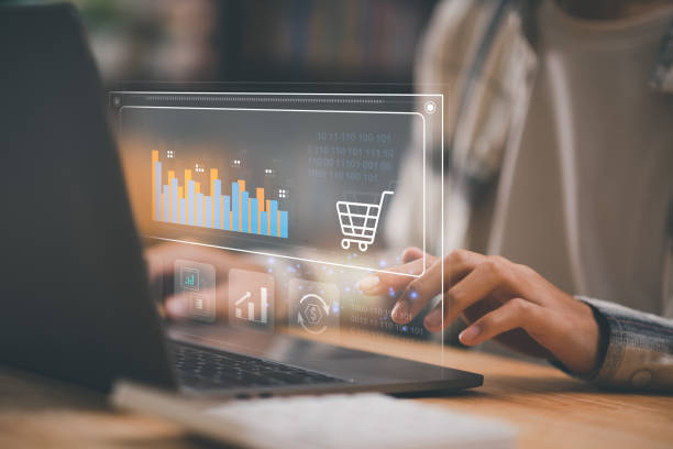 istock Startup or small business entrepreneur,Check sales and check business growth reports,order management in online stores,shopping on the internet,Selling online on Internet,SME,shipping boxes,e-commerce 1474070565