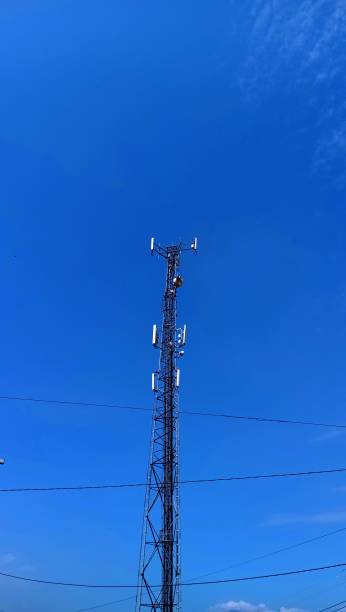 istock The tower on the blue sky 1474071121
