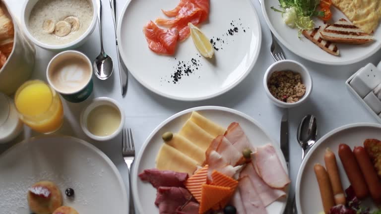 Breakfast in the hotel room