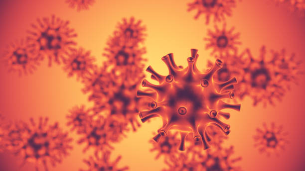 concetto medico del virus dell'influenza h3n2 - influenza a virus foto e immagini stock