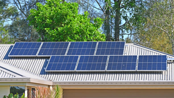istock Solar panels on a house 1474075181
