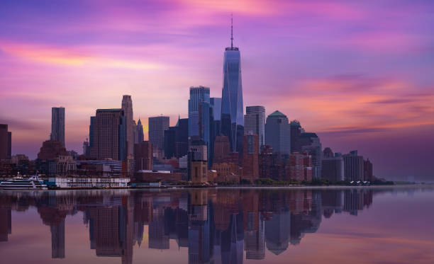 istock New york cityscape river side with location is lower manhattan, 1474080454