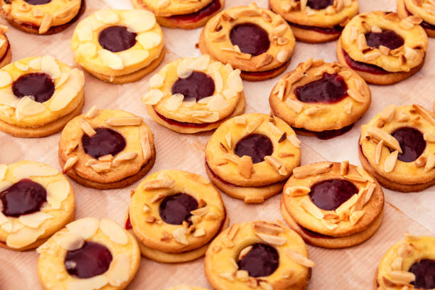 istock Christmas Cookies With Almonds And Marmalade 1474088868