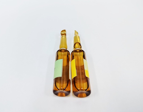 injectable medicine bottles made of glass