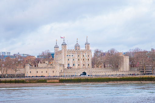 Iconic tourism location, Tower of London, United Kingdom in daytime