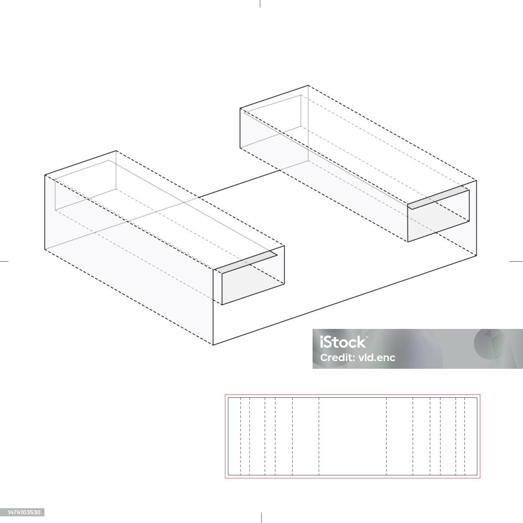 Stackable Vector Stackble Base Package Stock Illustration - Download Image Now - Blank ...