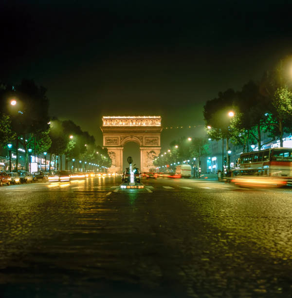 Arc de Triomphe, Paris stock photo