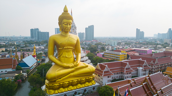 Wat Paknam Bhasicharoen is a royal wat located in Phasi Charoen district, Bangkok, at the Chao Phraya River. It is part of the Maha Nikaya fraternity and is the origin of the Dhammakaya tradition.