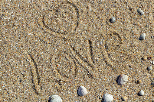 Love in the beach