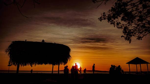 istock Sunset on Oe Sina Beach 1474120777