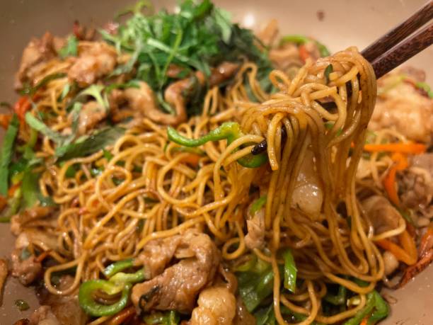 istock fried noodles with sauce 1474123857