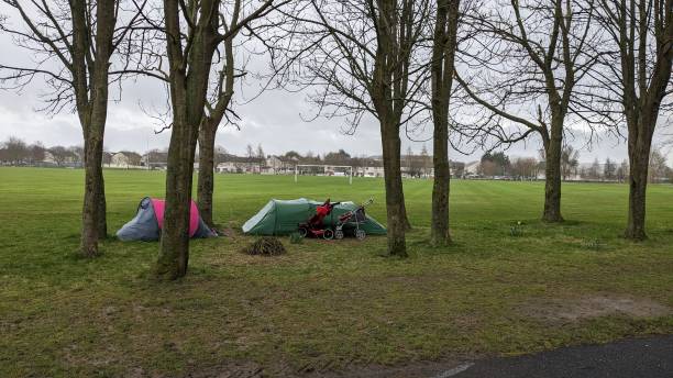 Homeless Crisis Ireland stock photo