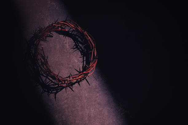 istock Crown of thorns in Old Wall 1474141012