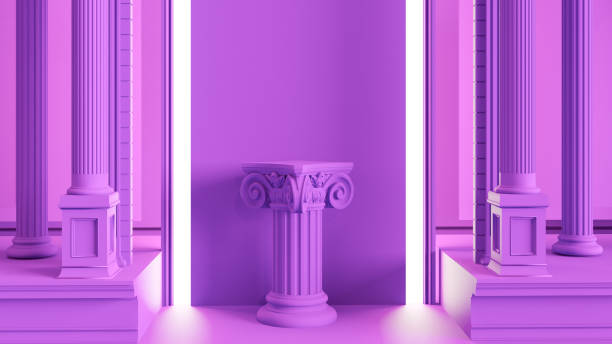 istock ancient column display podium. Podium for display product 1474145050