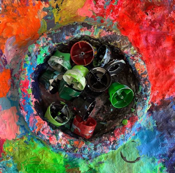 Colourful Artist Palette