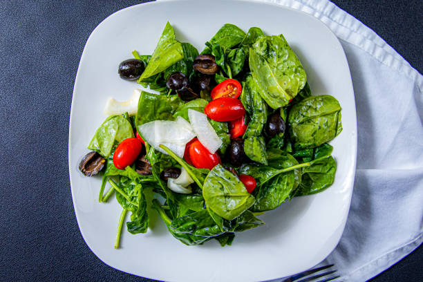 A variety of food items are displayed in an appetizing way.