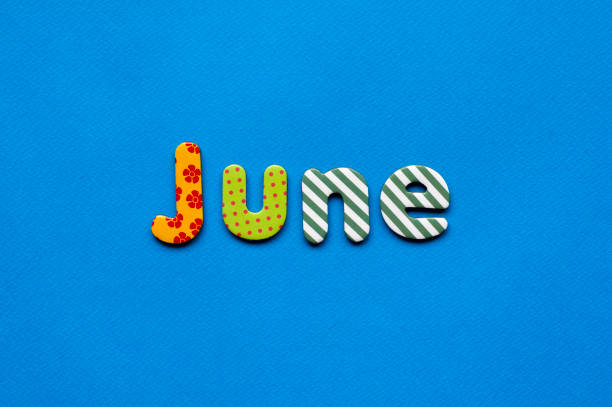 istock colored text June on blue paper background 1474164702