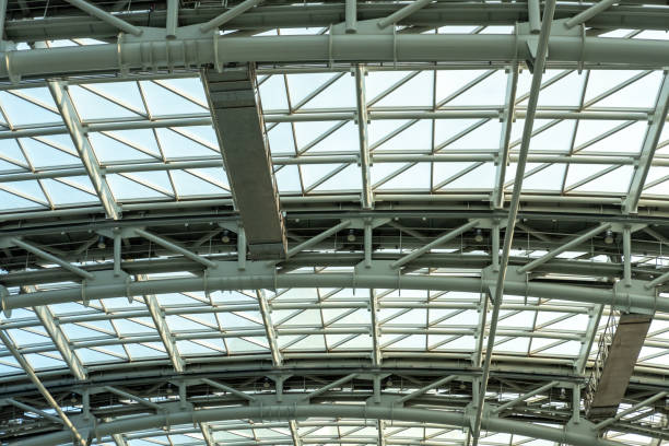 istock Close up detail of skylight structure 1474166989