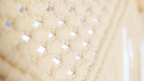 istock Hanging mandala with wooden beads. ( close-up). 1474173849