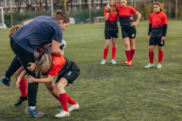 istock Female rugby players training 1474176834