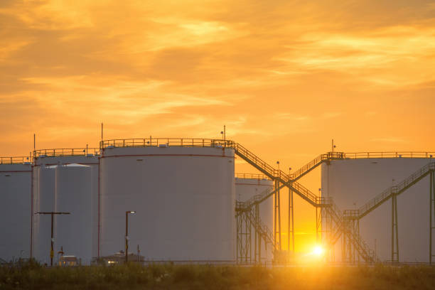 istock Oil Tanks at Sunset 1474181982