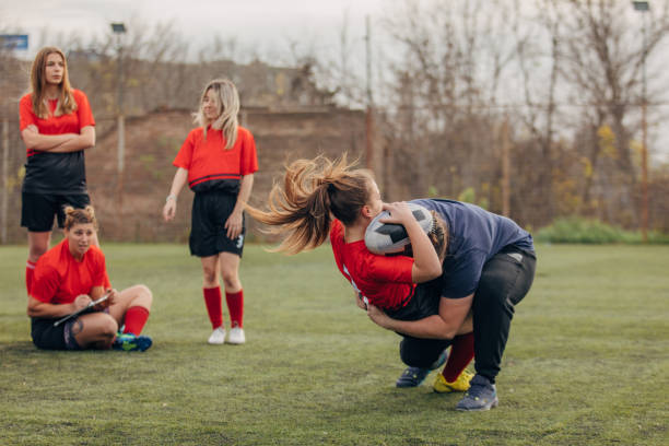 istock Female rugby players training 1474182709
