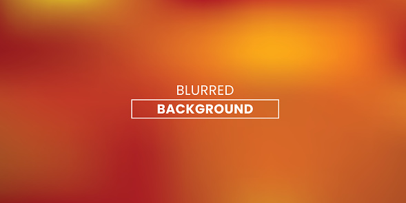 Blurred orange background. Gradient mesh colored blurred backgrounds in vector illustration.