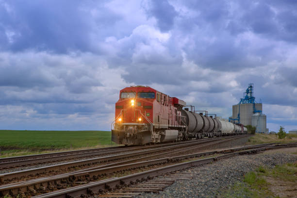 istock Freight Trains Moving Product 1474191215