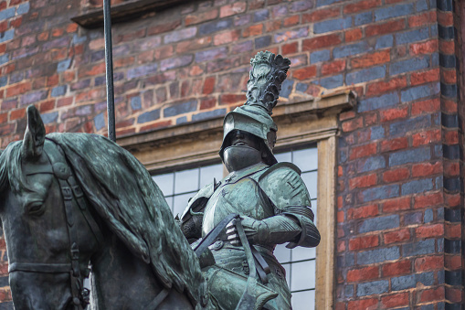 The Heralds (Die Herolde) Sculpture in front of Old Town Hall - Bremen, Germany