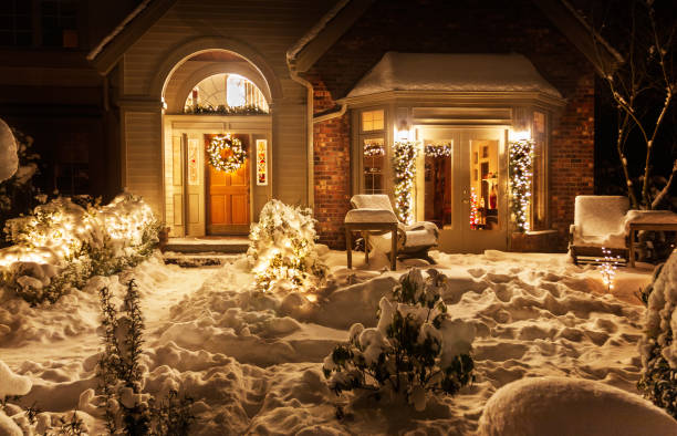 istock Home decorated for Christmas 1474205315