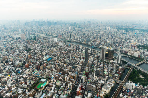 istock Tokyo shitamachi downtown Japan from Above 1474209700