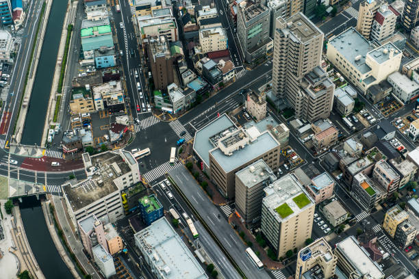 istock Tokyo shitamachi downtown Japan from Above 1474209755