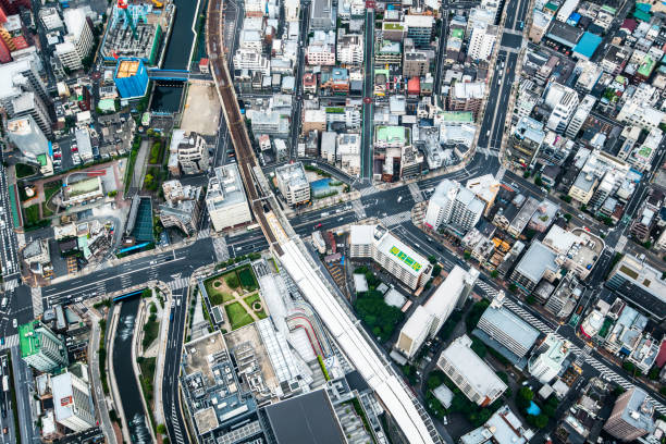 istock Tokyo shitamachi downtown Japan from Above 1474209808
